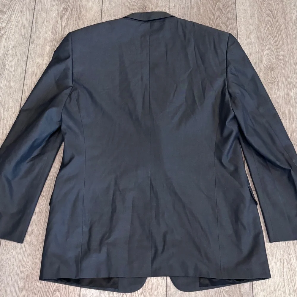 Gucci Blazer Mens 44 Grey 100% Cotton 3-Button Made in Italy Sport Coat Jacket